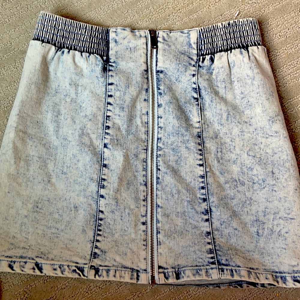wild fable jean skirt